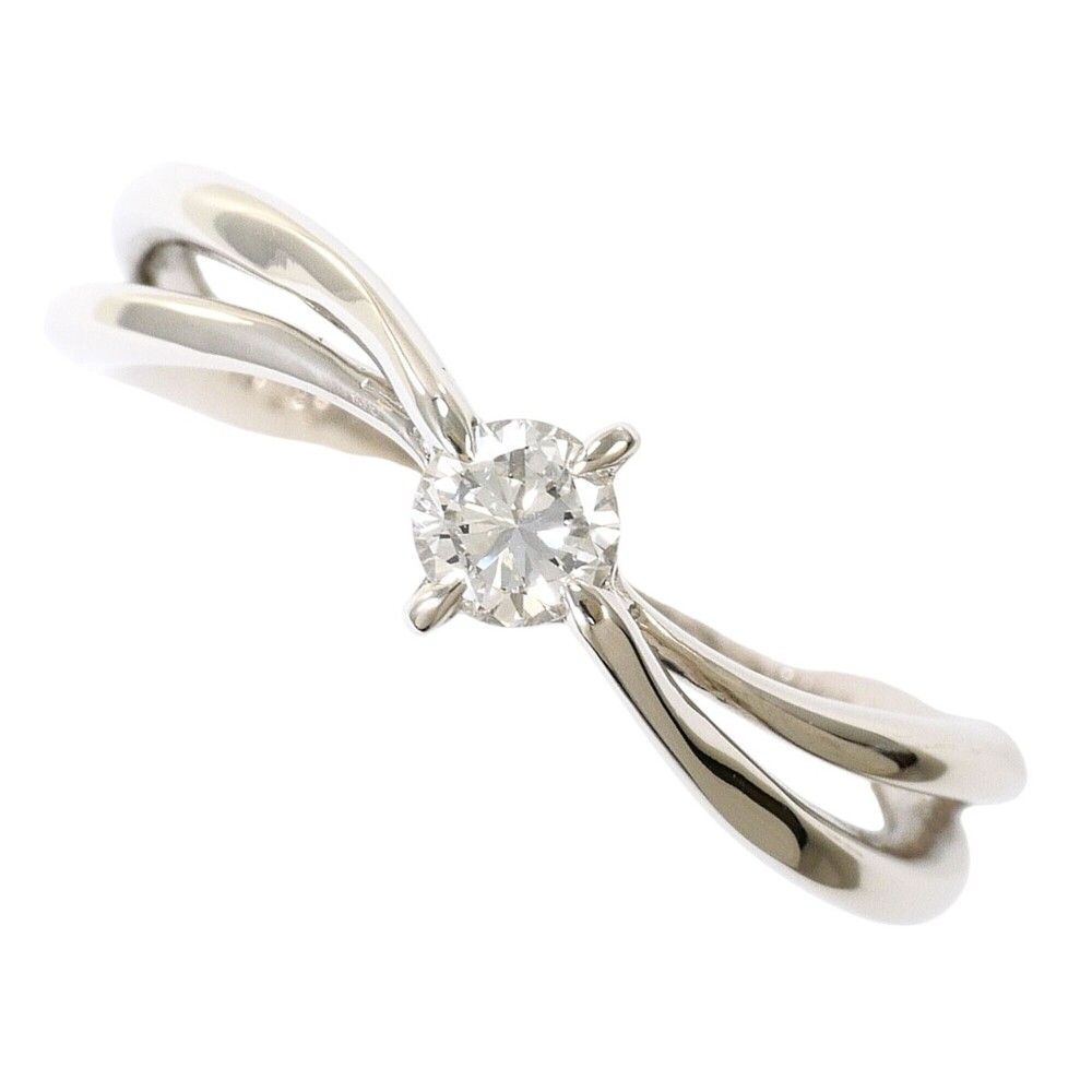 PT900 Platinum Ring, 1 Diamond, 0.20ct, SI1 Clarity, Certificate of Authentic...